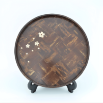 Kabazaiku Cherry Bark Round Tray